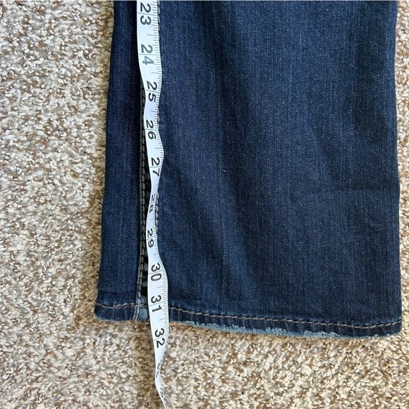 Silver Suki Dark Wash Boot Cut Jeans Midrise Casual Western Size 28 - Picture 10 of 11